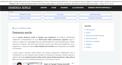 Desktop Screenshot of demenzasenile.com