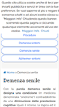Mobile Screenshot of demenzasenile.com